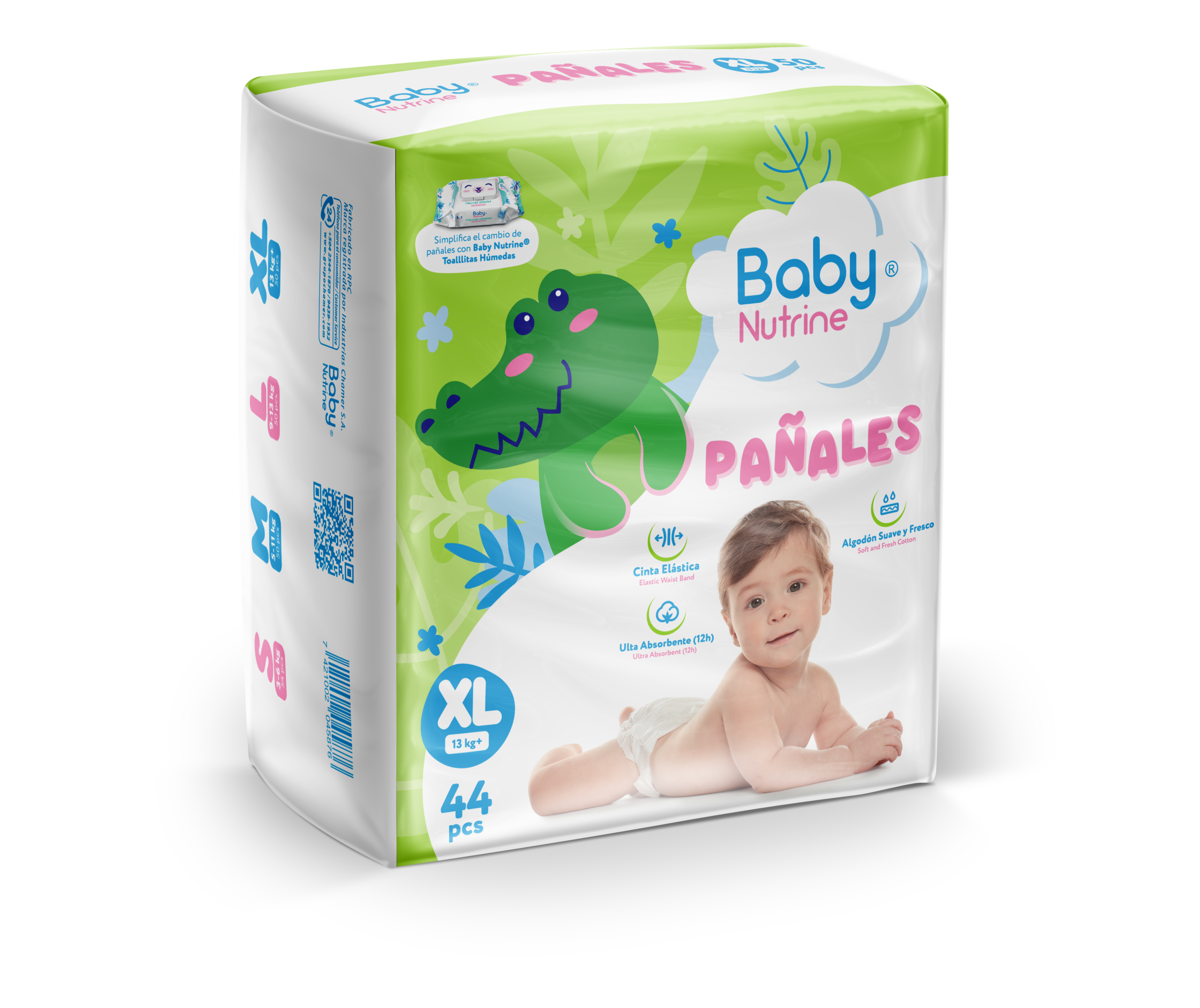 Pañales Baby Nutrine talla XL
