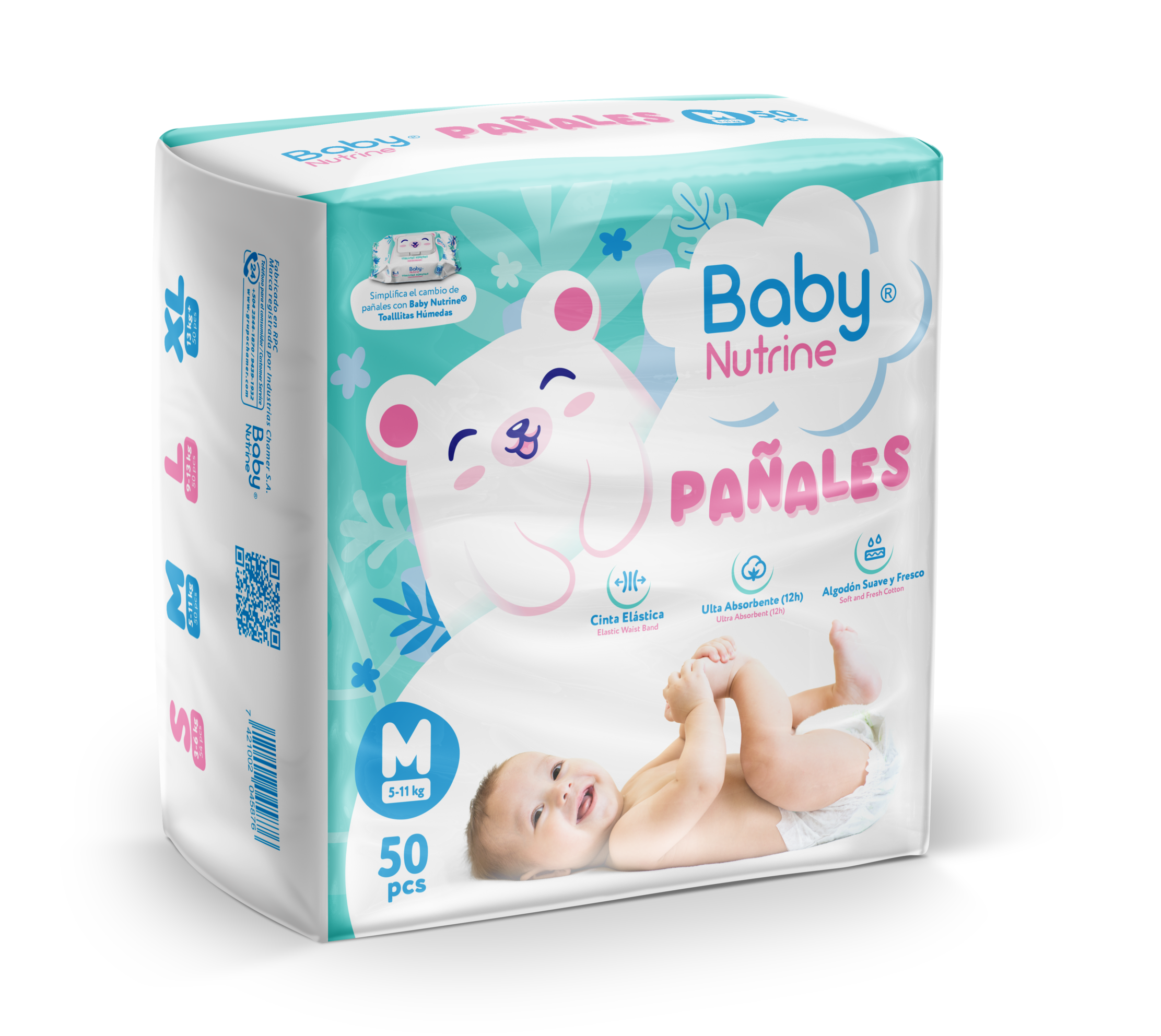 Pañales Baby Nutrine talla M